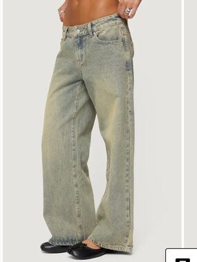 Edikted low rise baggy jeans